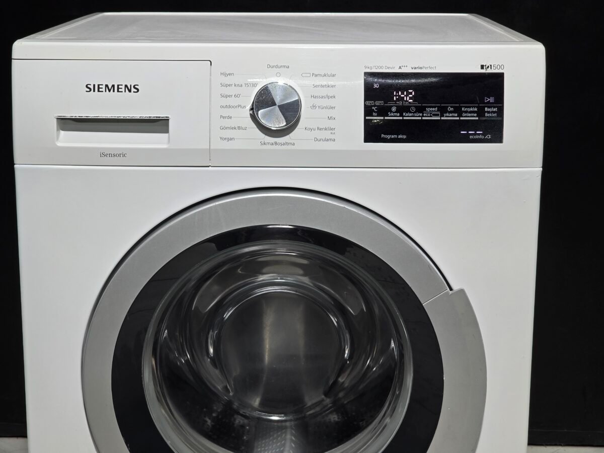 SIEMENS A+++ IQ SERİ 9 KG 1200 DEVİR ÇAMAŞIR MAKİNESİ - Görsel 2