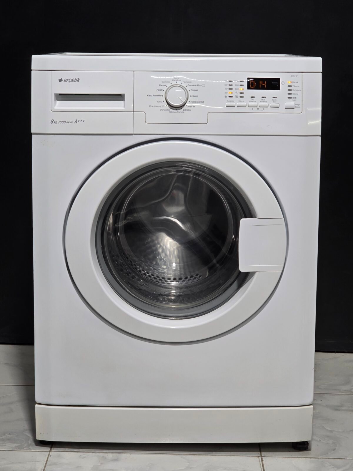 ARÇELİK A+++ 8 KG 1000 DEVİR ÇAMAŞIR MAKİNESİ - Görsel 1