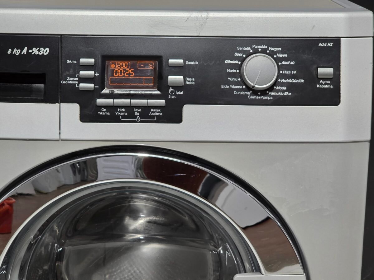 ARÇELİK A+++ GRİ 8 KG 1200 DEVİR ÇAMAŞIR MAKİNESİ - Görsel 2