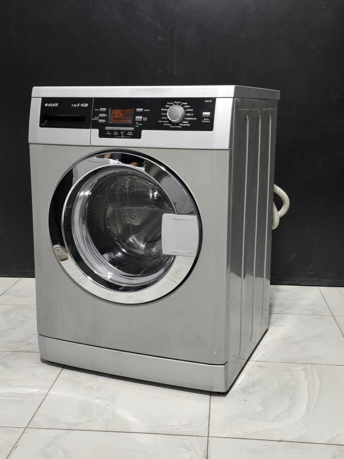 ARÇELİK A+++ GRİ 8 KG 1200 DEVİR ÇAMAŞIR MAKİNESİ - Görsel 3