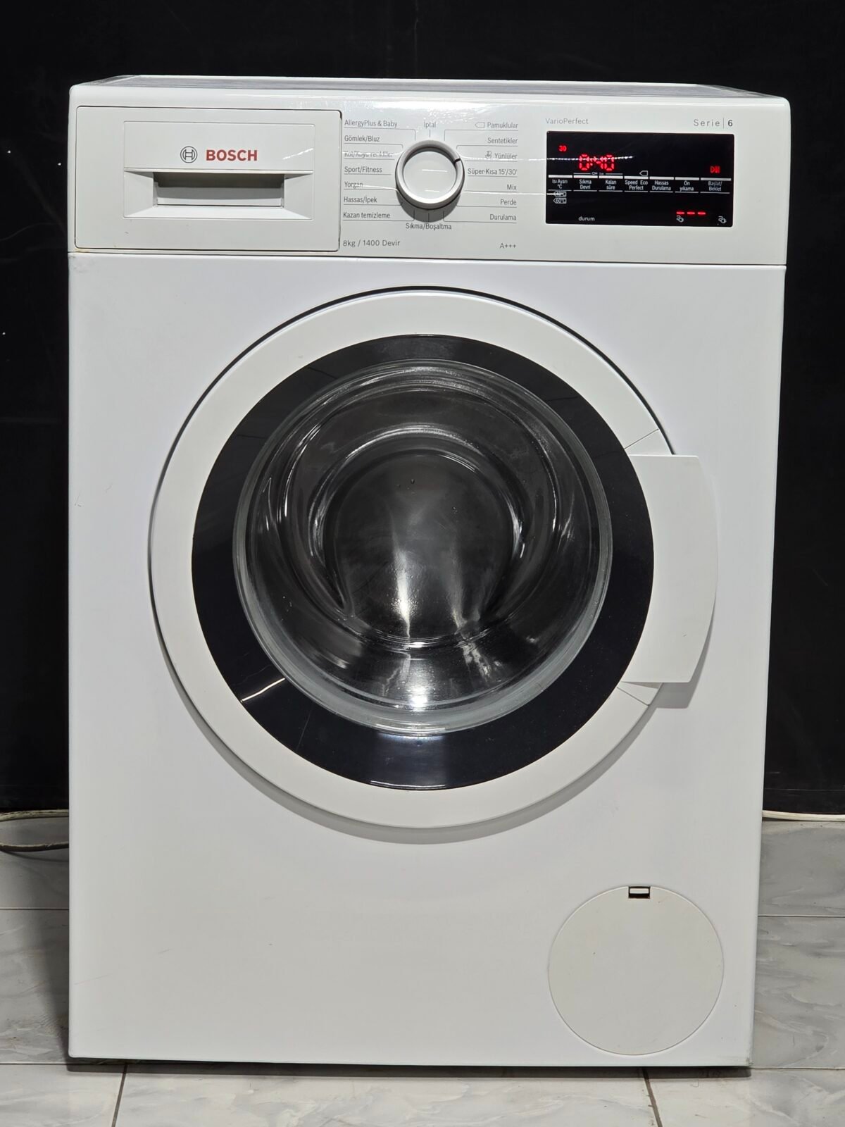 BOSCH A+++ 8 KG 1400 DEVİR ÇAMAŞIR MAKİNESİ - Görsel 1
