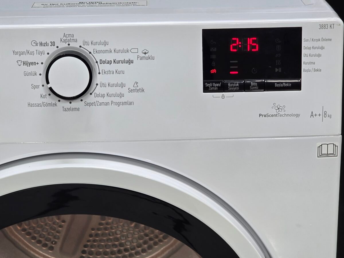 ARÇELİK A++ 8 KG ISI POMPALI KURUTMA MAKİNESİ - Görsel 2