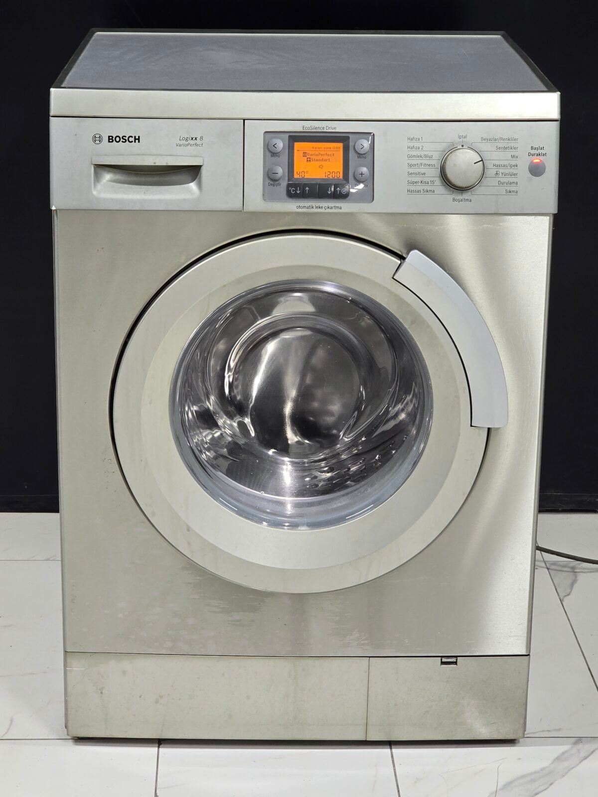 BOSCH LOGIXX A+ INOX 8 KG 1200 DEVİR ÇAMAŞIR MAKİNESİ - Görsel 1