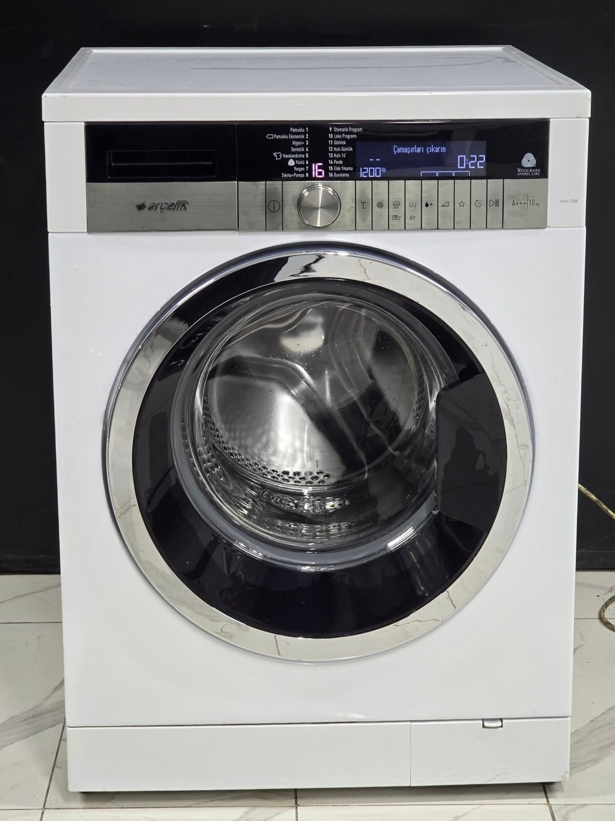 ARÇELİK A+++ PIYANO SERİ 10 KG 1400 DEVİR ÇAMAŞIR MAKİNESİ - Görsel 1