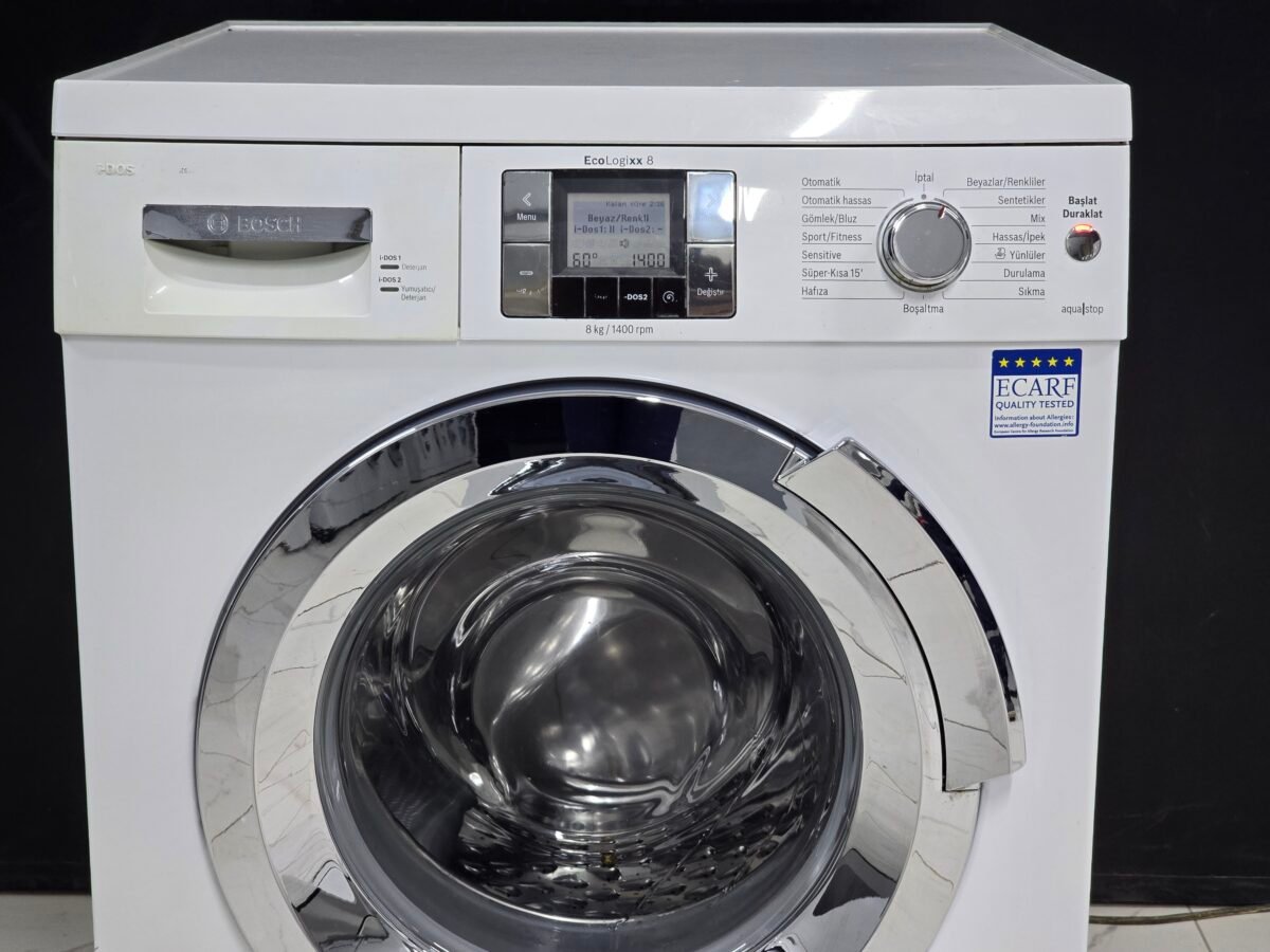 BOSCH A+++ ECO LOGIXX SERİ 8 KG 1400 DEVİR ÇAMAŞIR MAKİNESİ - Görsel 2