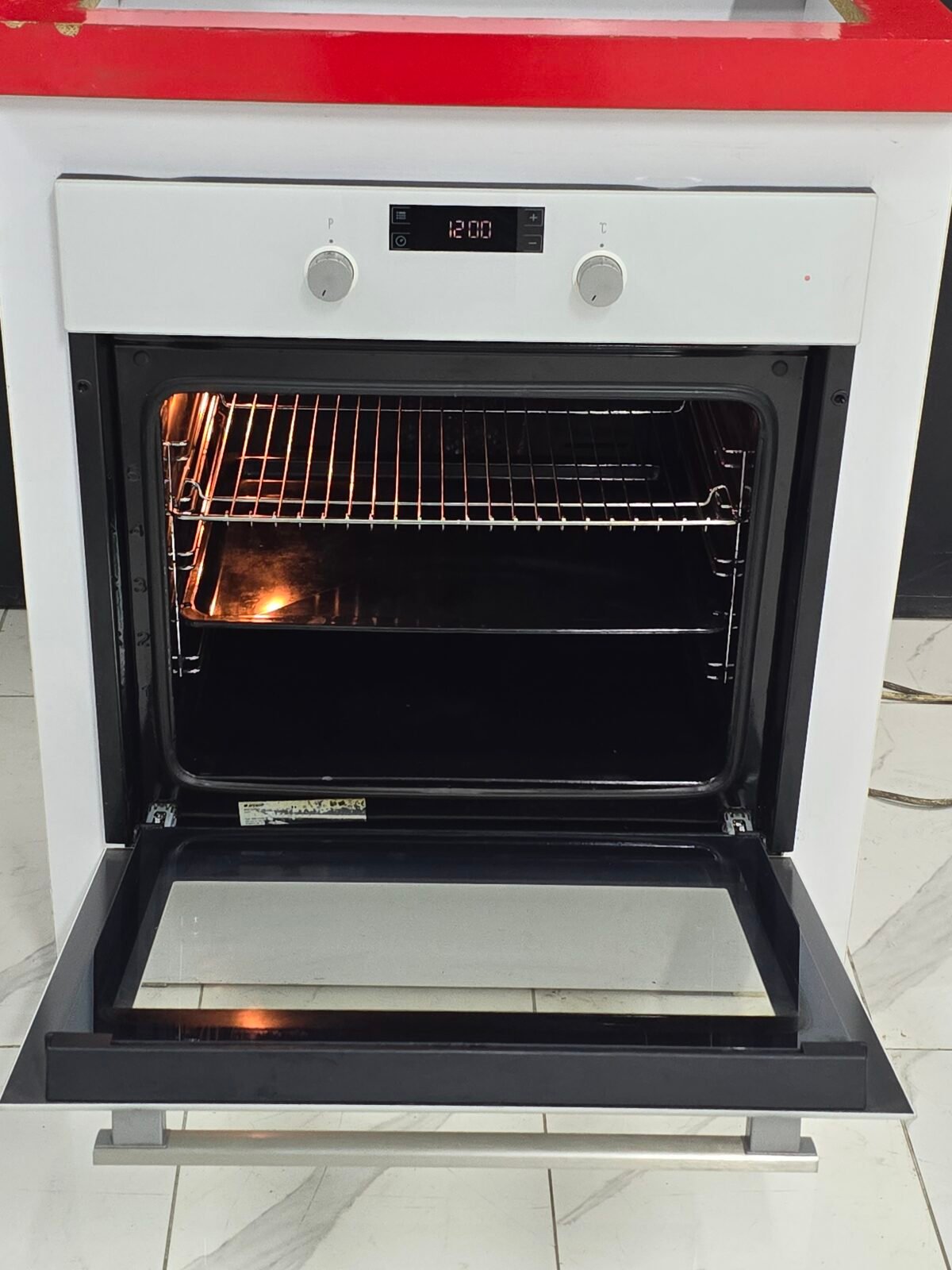 ARÇELİK BEYAZ CAM ANKASTRE FIRIN - Görsel 2