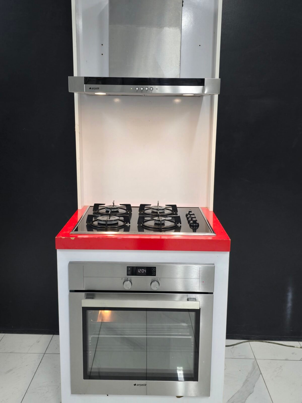 ARÇELİK A ENERJI INOX ANKASTRE 3 LÜ SET - Görsel 1