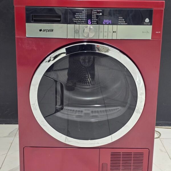 ARÇELİK A+++ BORDO PIYANO SERİ 8 KG ISI POMPALI KURUTMA MAKİNESİ