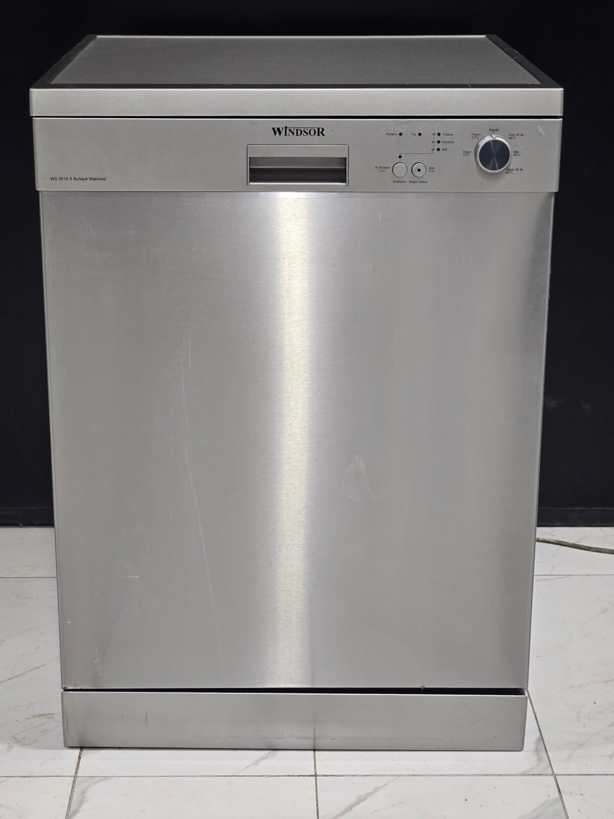 WINDSOR A+ INOX 5 PROGRAMLI BULAŞIK MAKİNESİ - Görsel 1