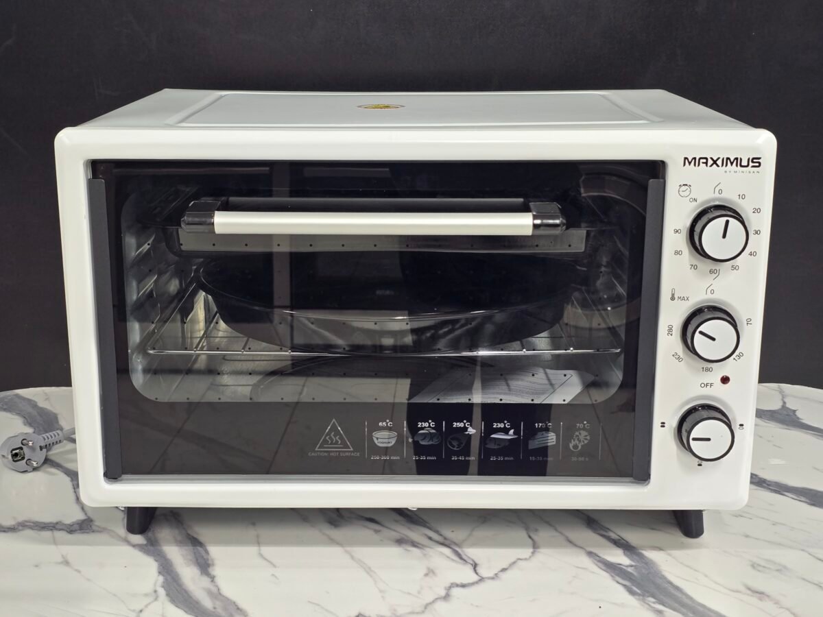 MAXIMUS 36 LT BEYAZ MİDİ FIRIN - Görsel 1