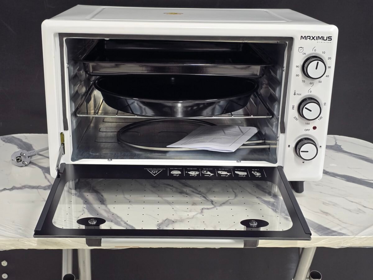 MAXIMUS 36 LT BEYAZ MİDİ FIRIN - Görsel 2