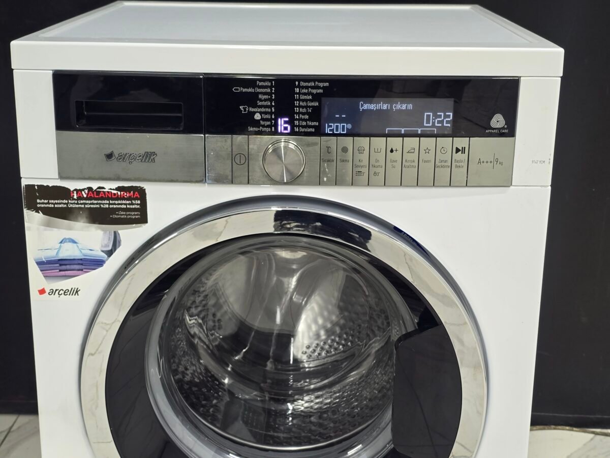 ARÇELİK A+++ PIYANO SERİ 9 KG 1400 DEVİR ÇAMAŞIR MAKİNESİ - Görsel 2