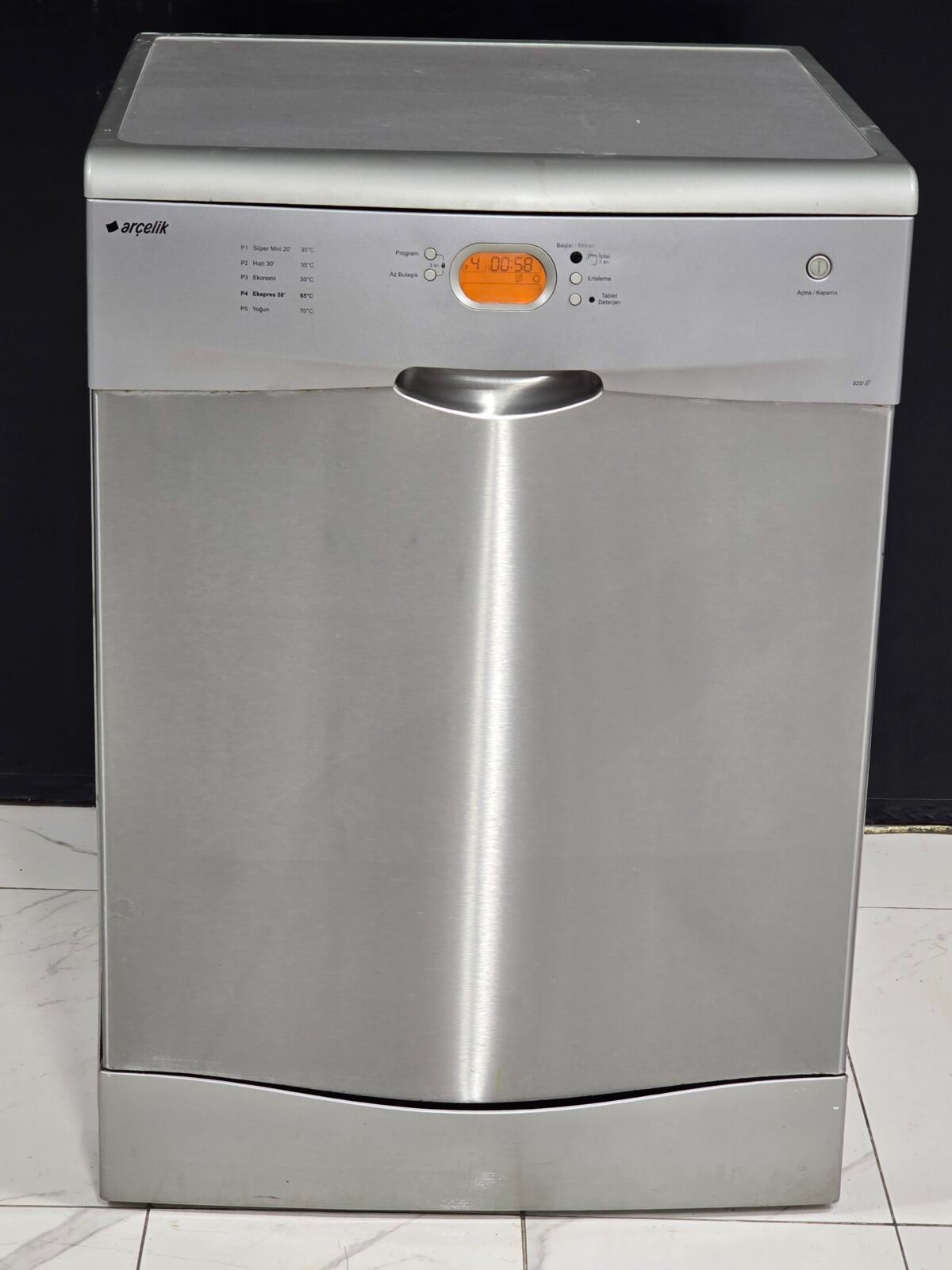 ARÇELİK A+ INOX 5 PROGRAMLI BULAŞIK MAKİNESİ - Görsel 1