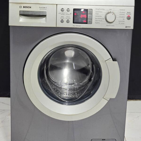 BOSCH AVANTIXX GRİ A+++ 8 KG 1000 DEVİR ÇAMAŞIR MAKİNESİ