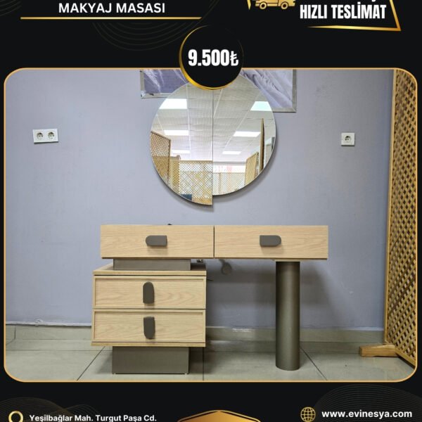 NEWTON MDF ÜRETİM MAKYAJ MASASI