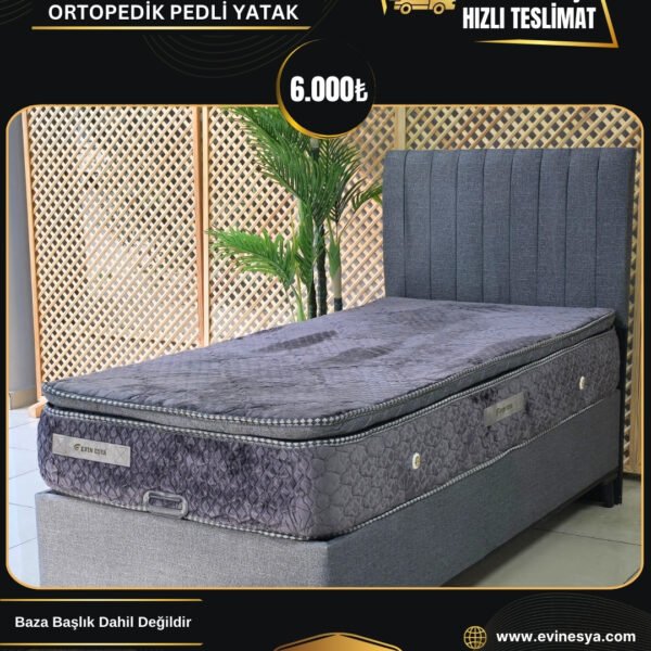 EVİN 90-190 TAVŞAN TÜYÜ ORTOPEDİK PEDLİ YATAK