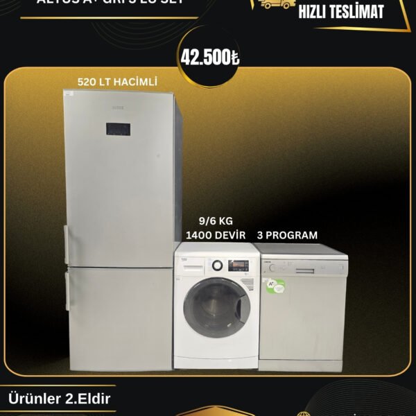 ALTUS A+ GRİ 3 LÜ SET
