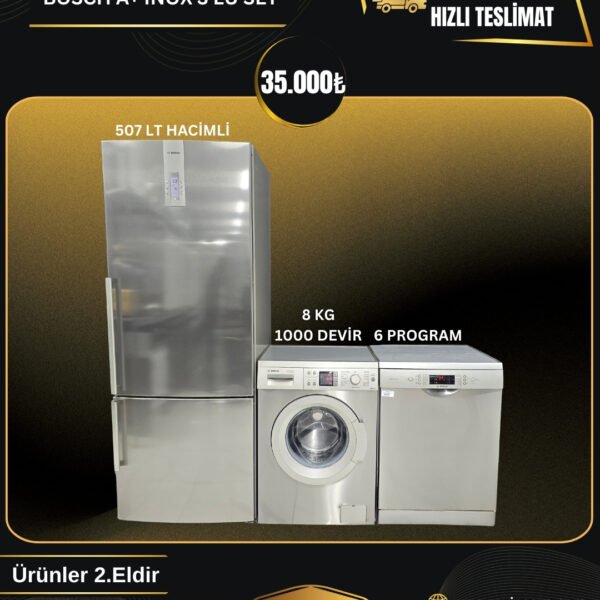 BOSCH A+ INOX 3 LÜ SET