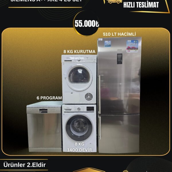 SIEMENS A++ XXL 4 LÜ SET