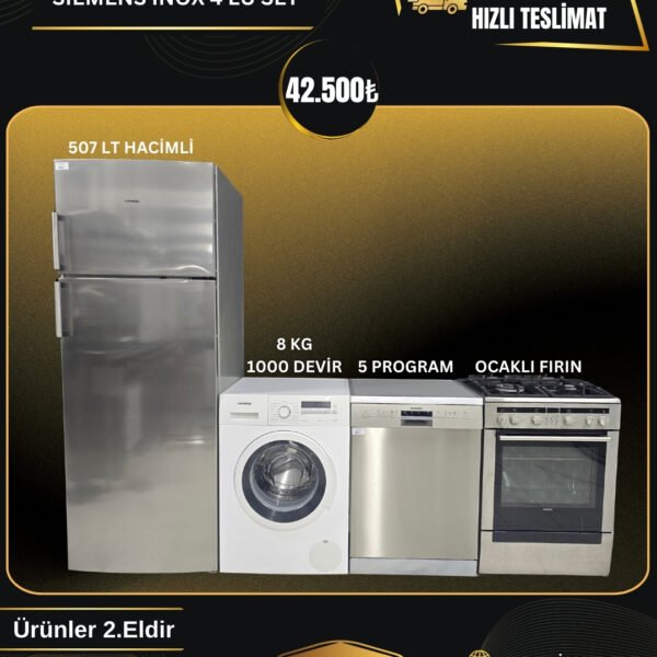 SIEMENS INOX 4 LÜ SET