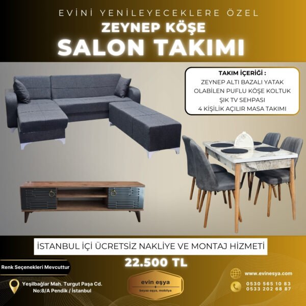 ZEYNEP KÖŞE SALON TAKIMI
