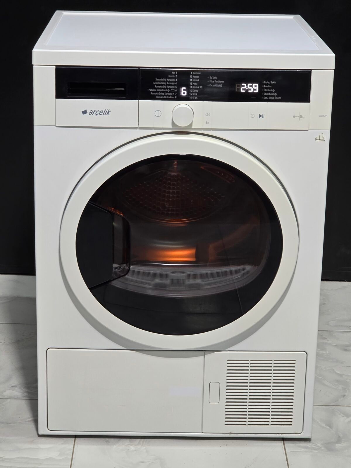 ARÇELİK A++ PIYANO SERİ 8 KG KURUTMA MAKİNESİ - Görsel 1