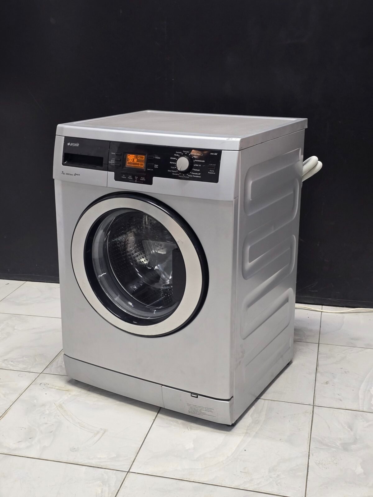 ARÇELİK A+++ GRİ 7 KG 1000 DEVİR ÇAMAŞIR MAKİNESİ - Görsel 3