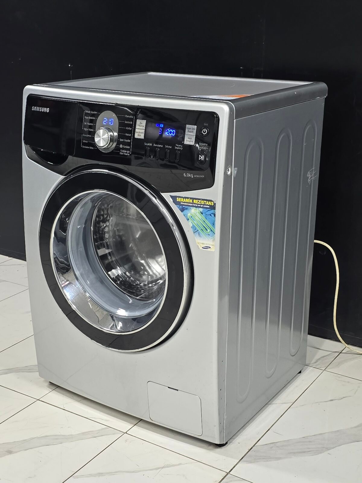 SAMSUNG A+ GRİ 6 KG 1200 DEVİR ÇAMAŞIR MAKİNESİ - Görsel 3