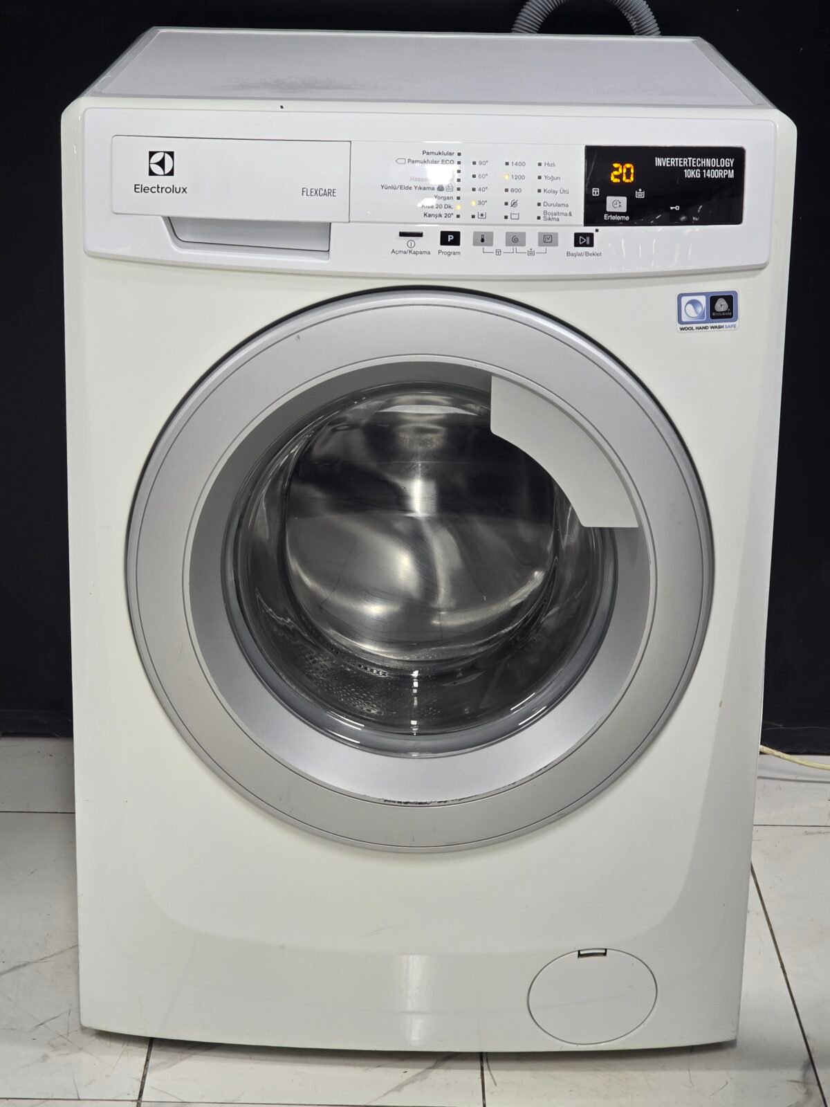 ELEKTROLUX A+++ 10 KG 1400 DEVİR ÇAMAŞIR MAKİNESİ - Görsel 1