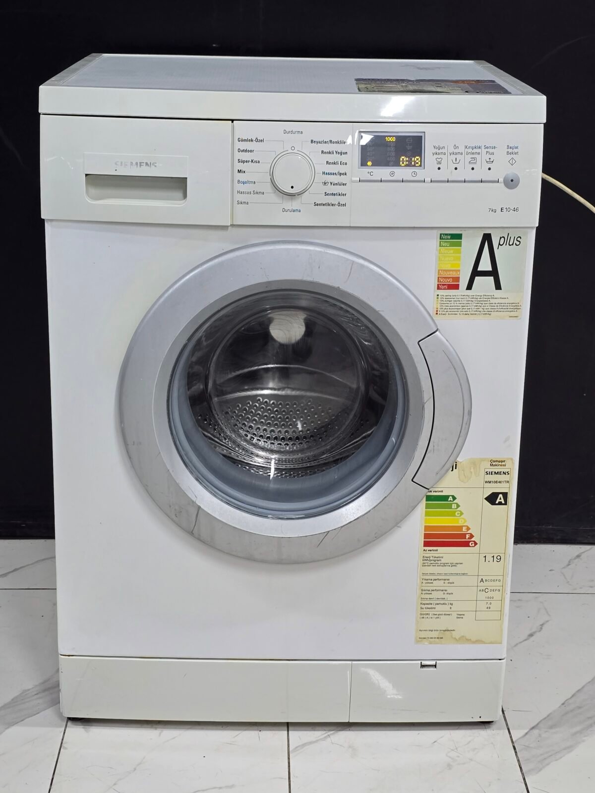 SIEMENS A+ 7 KG 1000 DEVİR ÇAMAŞIR MAKİNESİ - Görsel 1