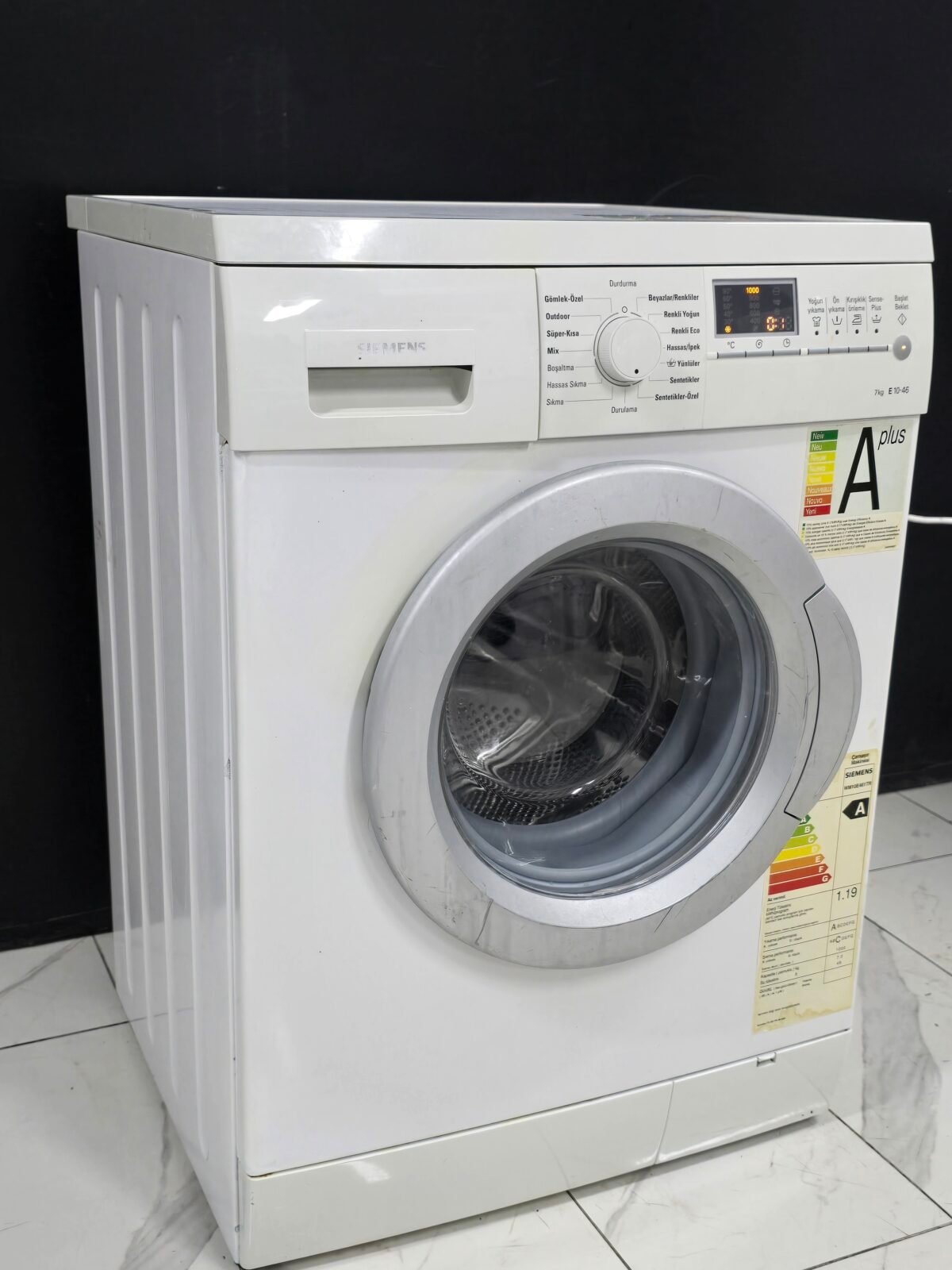 SIEMENS A+ 7 KG 1000 DEVİR ÇAMAŞIR MAKİNESİ - Görsel 4