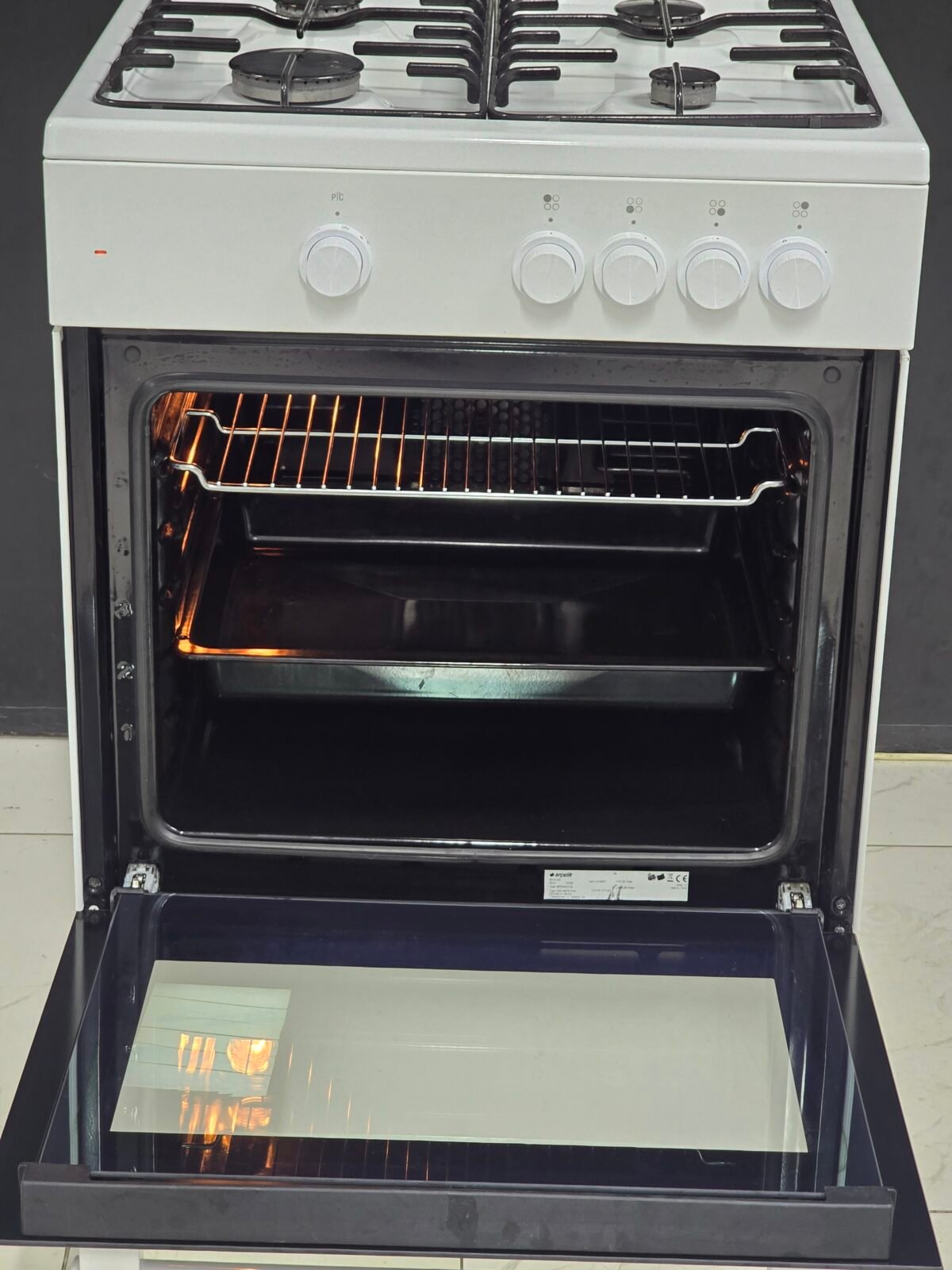 ARÇELİK TAM BOY ÇAKMAKLI GAZ EMNİYETLİ OCAKLI FIRIN - Görsel 3