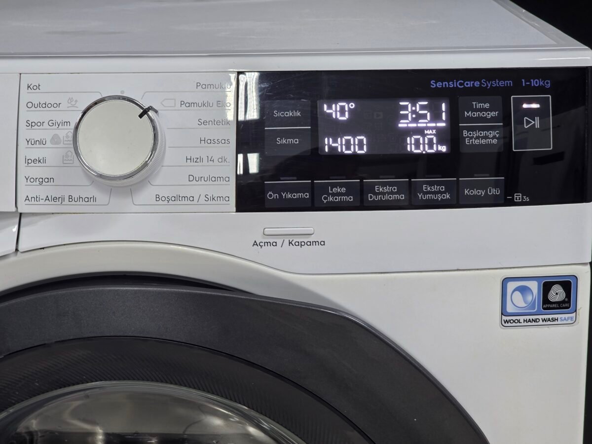 ELEKTROLUX A+++ 10 KG 1400 DEVİR ÇAMAŞIR MAKİNESİ - Görsel 2