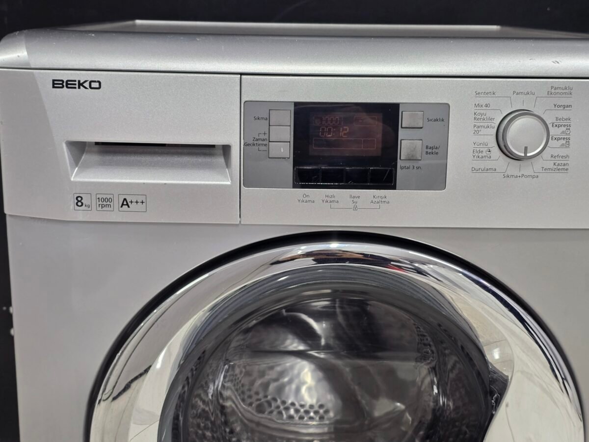 BEKO A+++ GRİ 8 KG 1000 DEVİR ÇAMAŞIR MAKİNESİ - Görsel 2