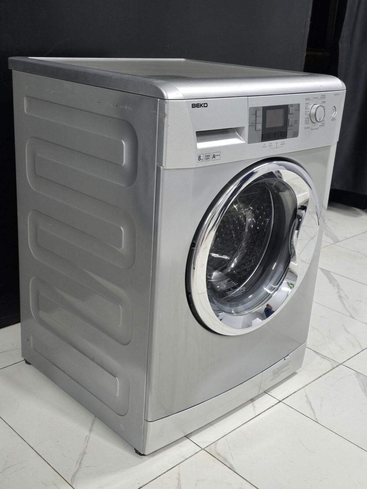 BEKO A+++ GRİ 8 KG 1000 DEVİR ÇAMAŞIR MAKİNESİ - Görsel 4