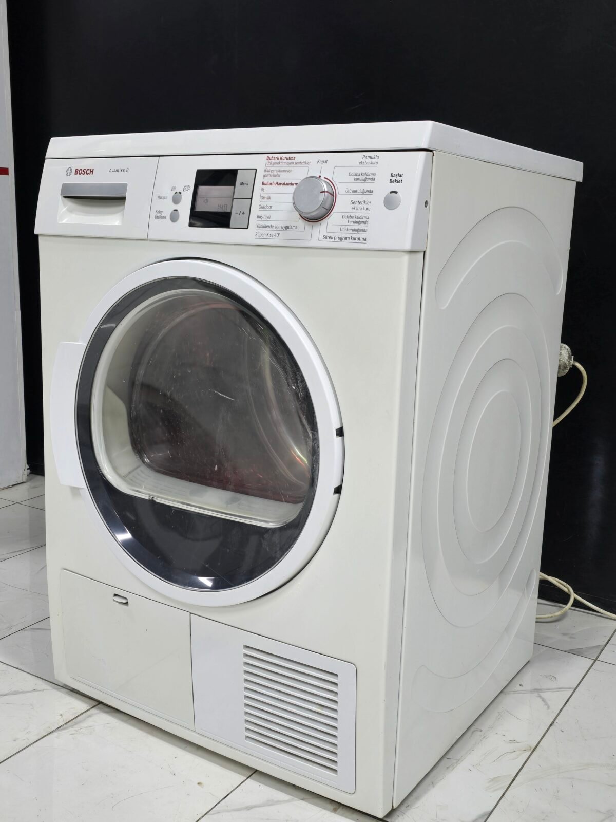 BOSCH AVANTIX 8 KG A+ ISI POMPALI KURUTMA MAKİNESİ - Görsel 4