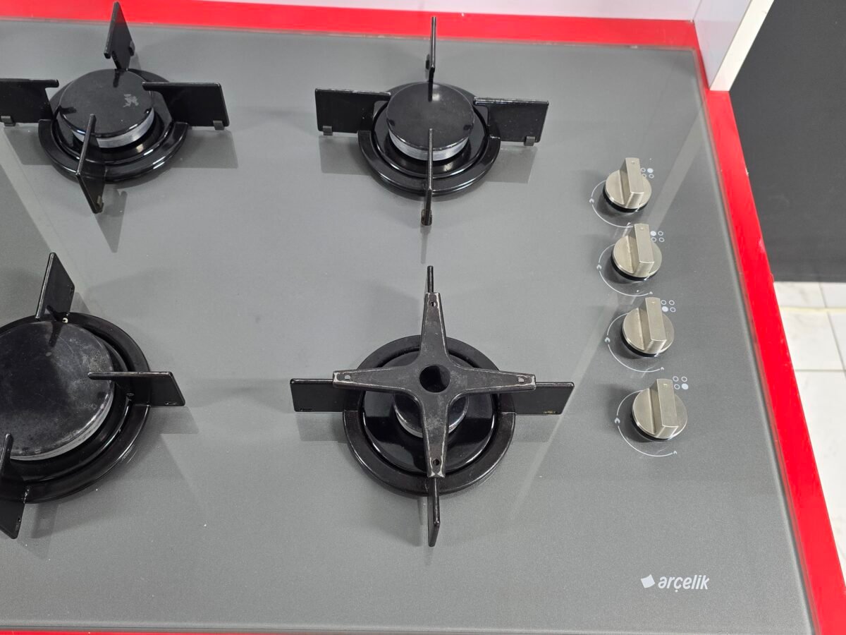 ARÇELİK ANTRASIT CAM YÜZEY ANKASTRE OCAK - Görsel 2