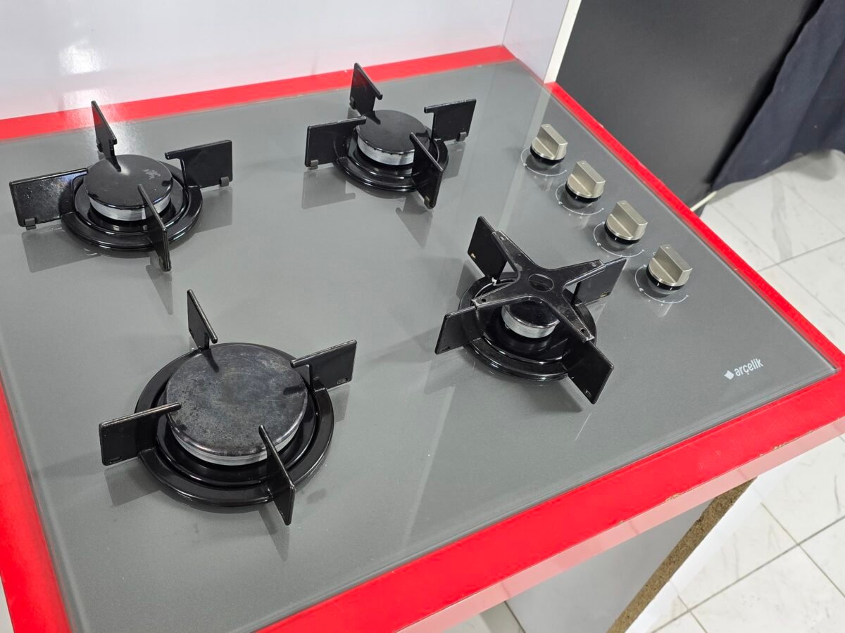 ARÇELİK ANTRASIT CAM YÜZEY ANKASTRE OCAK - Görsel 3