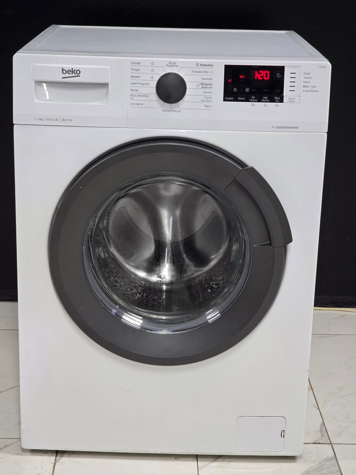 BEKO A+++ 9 KG 1000 DEVİR ÇAMAŞIR MAKİNESİ - Görsel 1