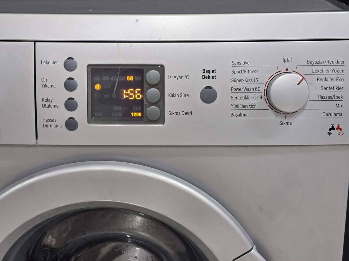 BOSCH MAXX A+++ GRİ 7 KG 1000 DEVİR ÇAMAŞIR MAKİNESİ - Görsel 3