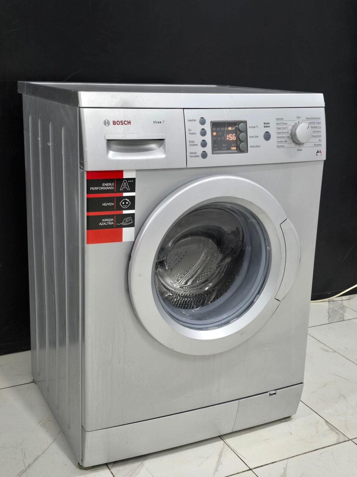 BOSCH MAXX A+++ GRİ 7 KG 1000 DEVİR ÇAMAŞIR MAKİNESİ - Görsel 5