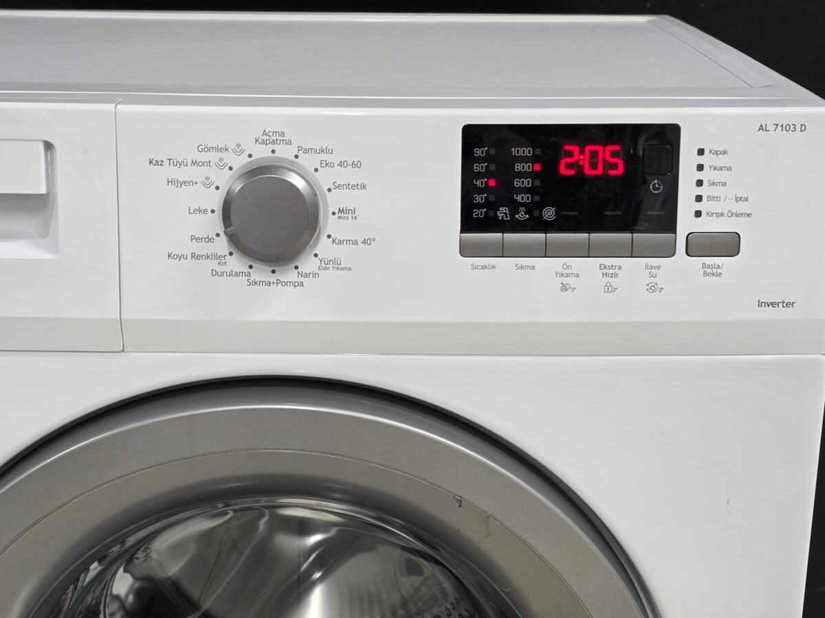 ALTUS A+++ 7 KG 10000 DEVİR ÇAMAŞIR MAKİNESİ - Görsel 2