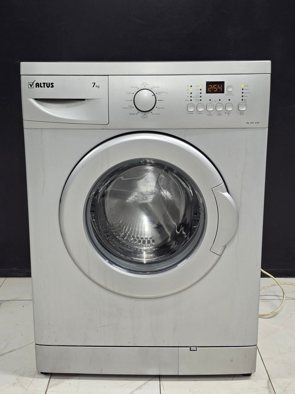 ALTUS A+ GRİ 7 KG ÇAMAŞIR MAKİNESİ - Görsel 1