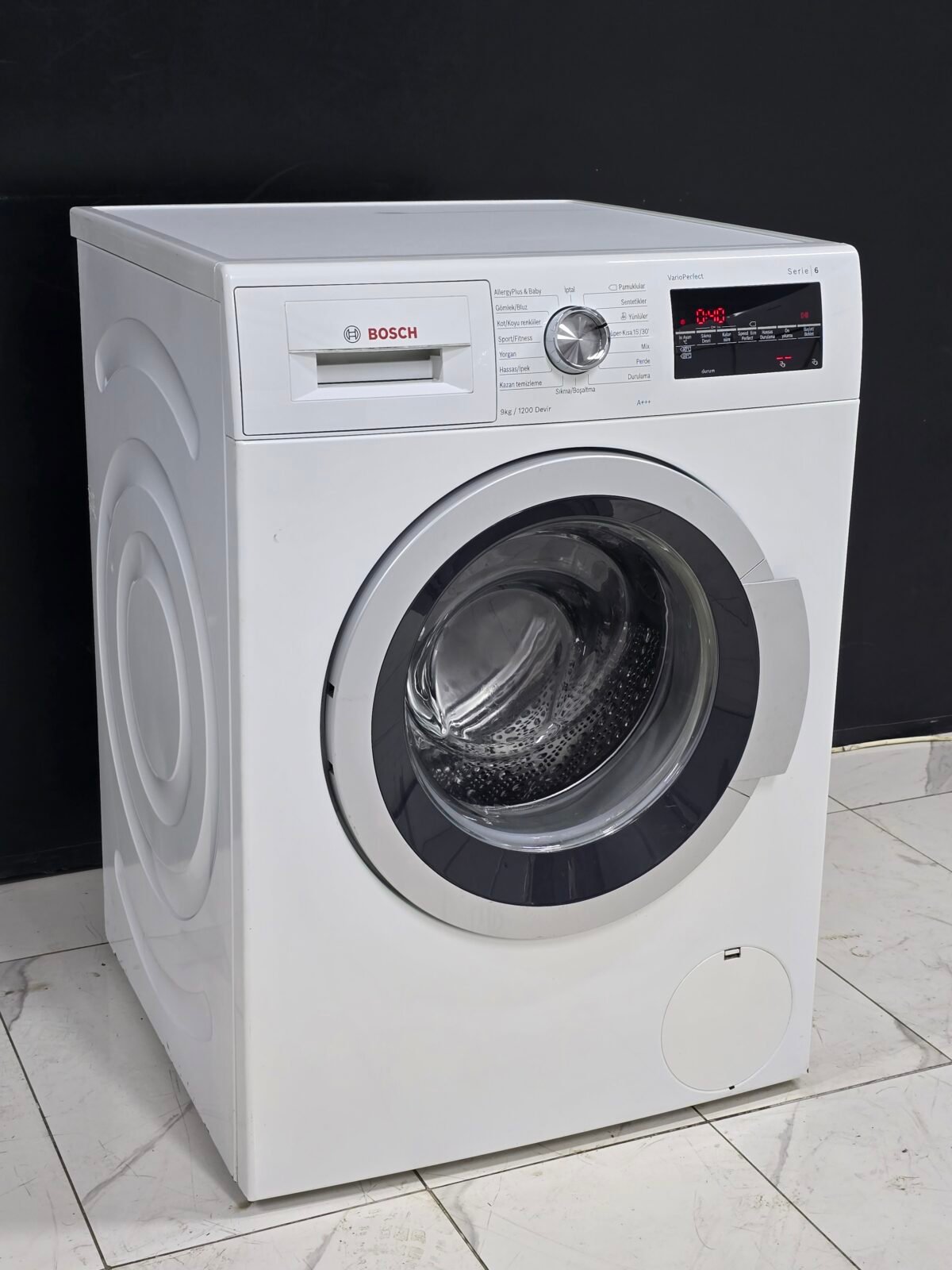 BOSCH A+++ SERİ 6 9 KG 1200 DEVİR ÇAMAŞIR MAKİNESİ - Görsel 4