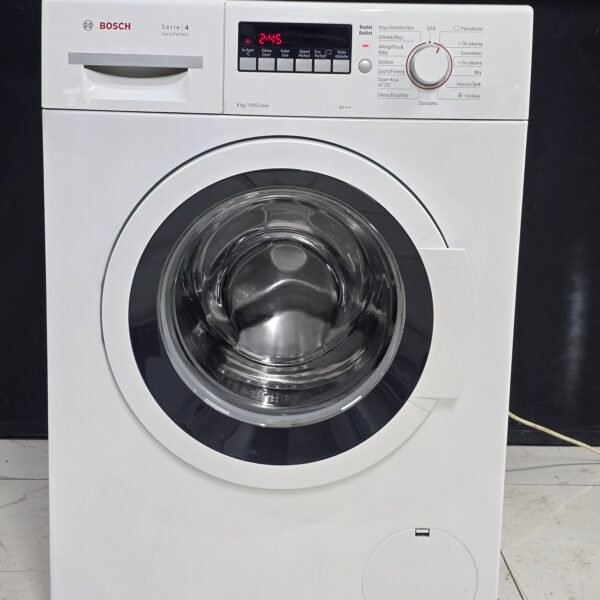 BOSCH A+++ SERİ4 MODEL 8 KG 1000 DEVİR ÇAMAŞIR MAKİNESİ