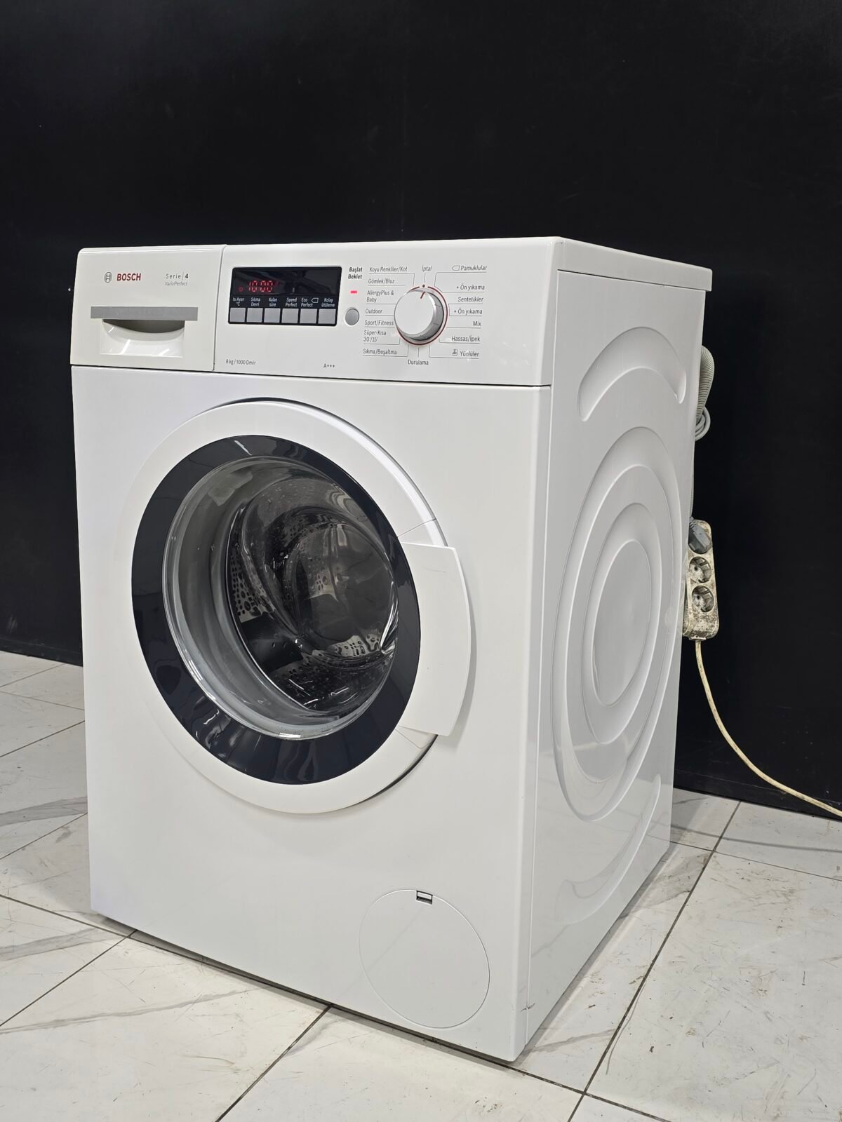 BOSCH A+++ SERİ4 MODEL 8 KG 1000 DEVİR ÇAMAŞIR MAKİNESİ - Görsel 3
