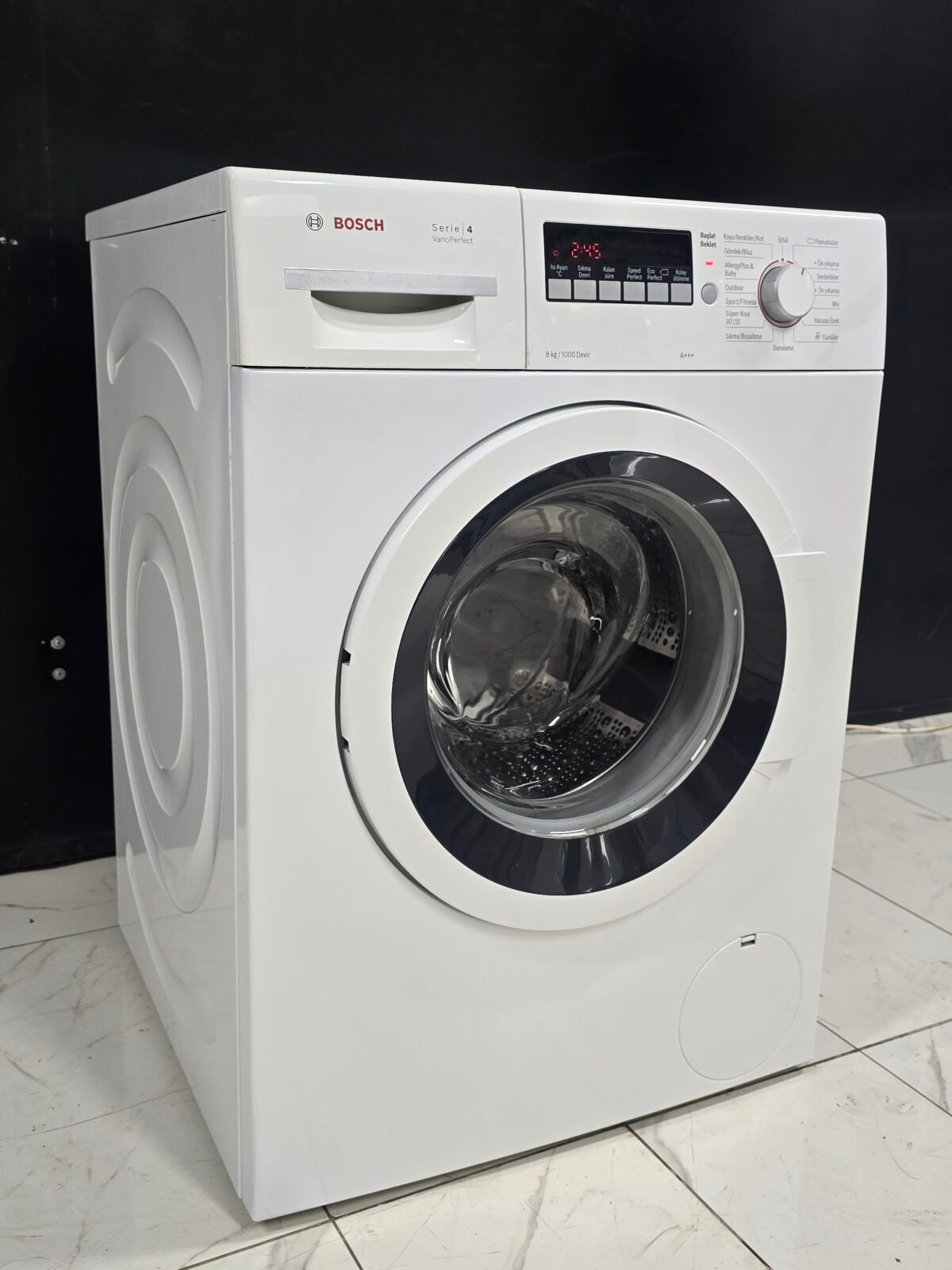 BOSCH A+++ SERİ4 MODEL 8 KG 1000 DEVİR ÇAMAŞIR MAKİNESİ - Görsel 4