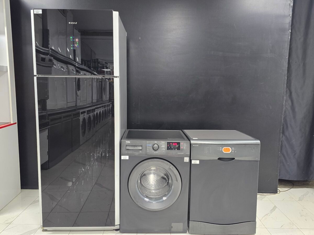 ARÇELİK A+ SİYAH 3 LÜ BEYAZ EŞYA SETİ - Görsel 2