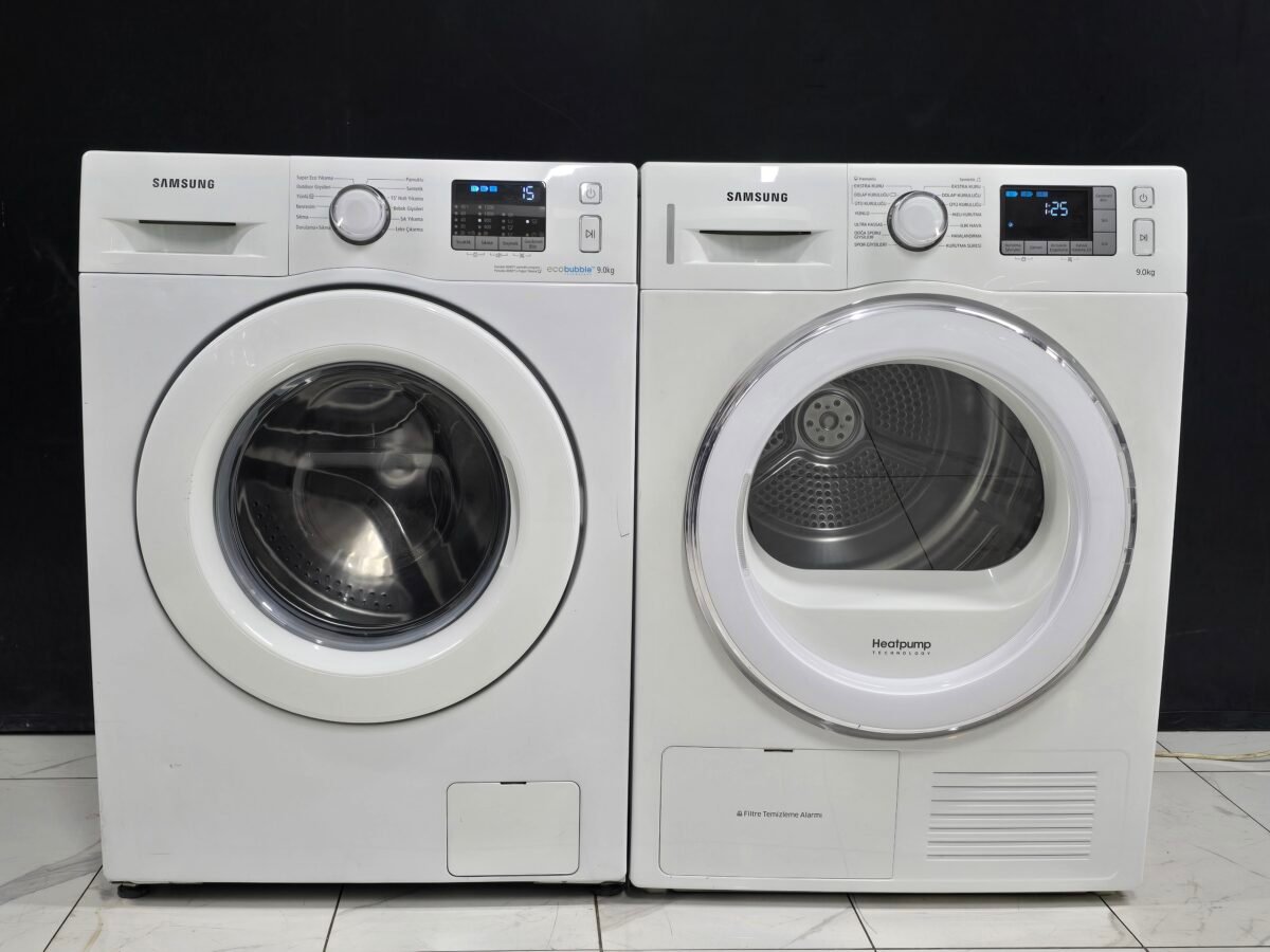 2. EL SAMSUNG 9 KG 2 Lİ SET - Görsel 2